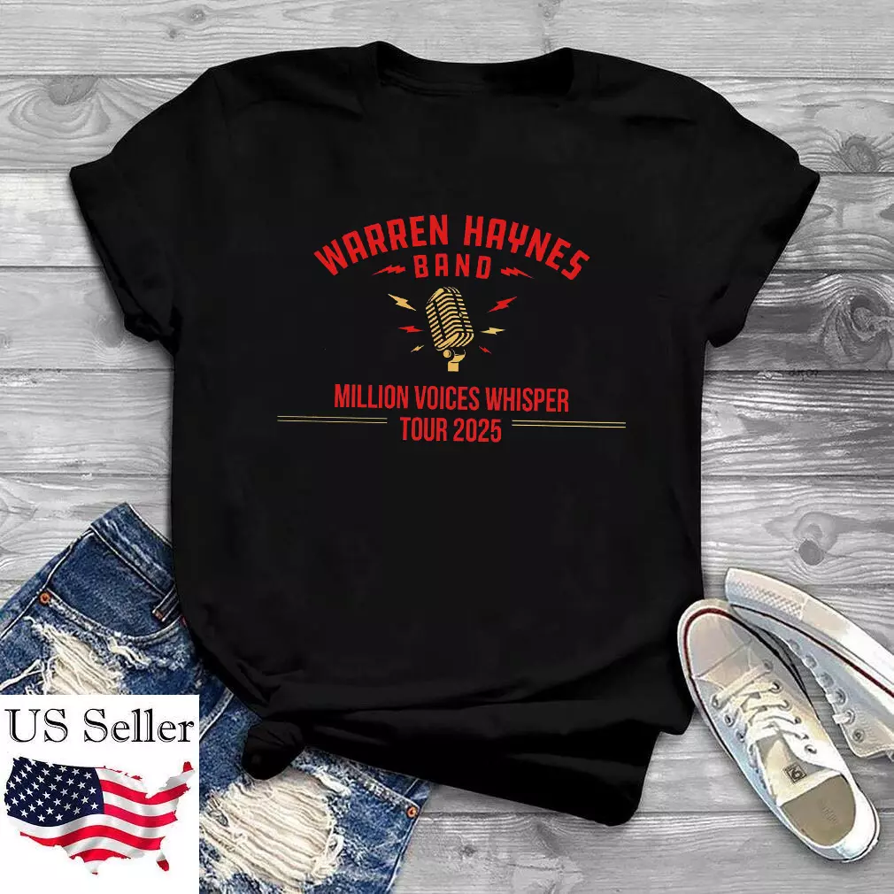 Warren Haynes Announces Million Voices Whisper 2025 Tour Shirt 