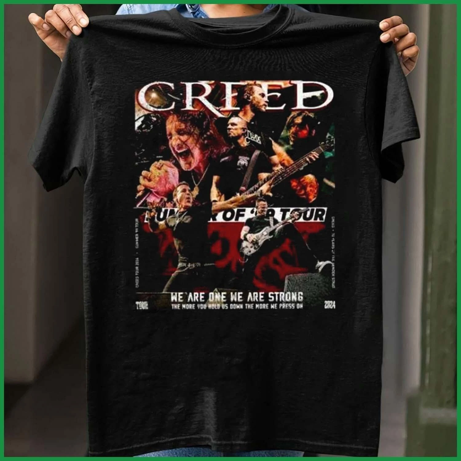 Creed Band 2025 Tour Summer Of 99 Tour Shirt Creed Rock Band 90S Concerts Music