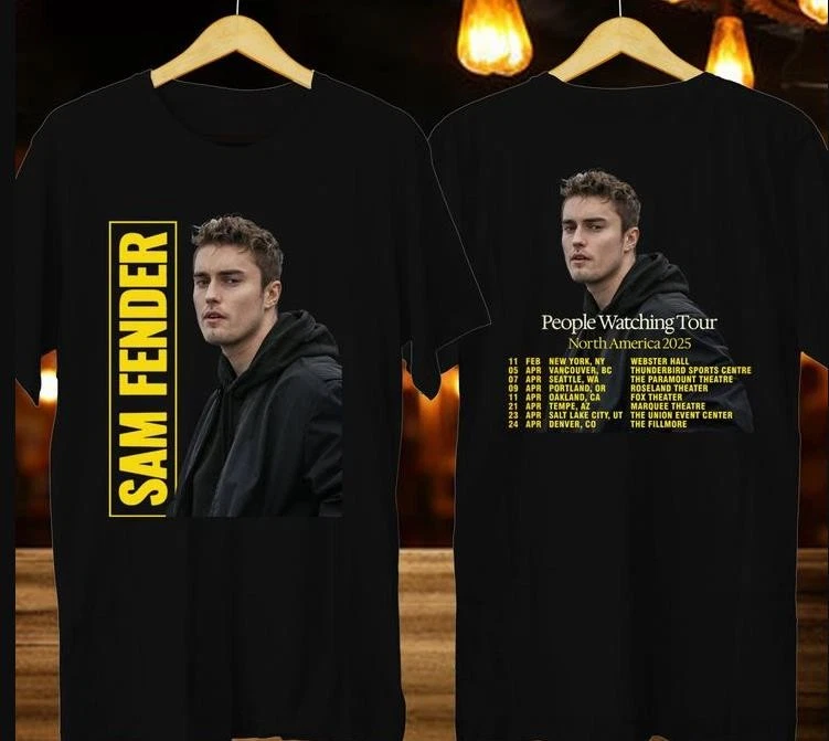 Sam Fender People Watching North America Tour 2025 Sam Fenderishirt