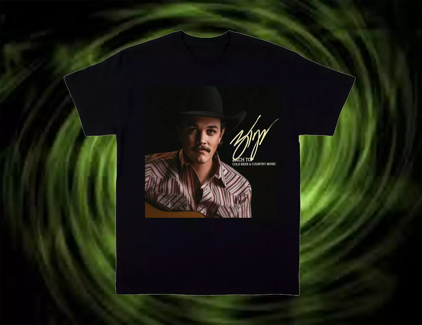 Zach Top Country Singer Signed Music Tour 2025 Shirt Short Sleeve