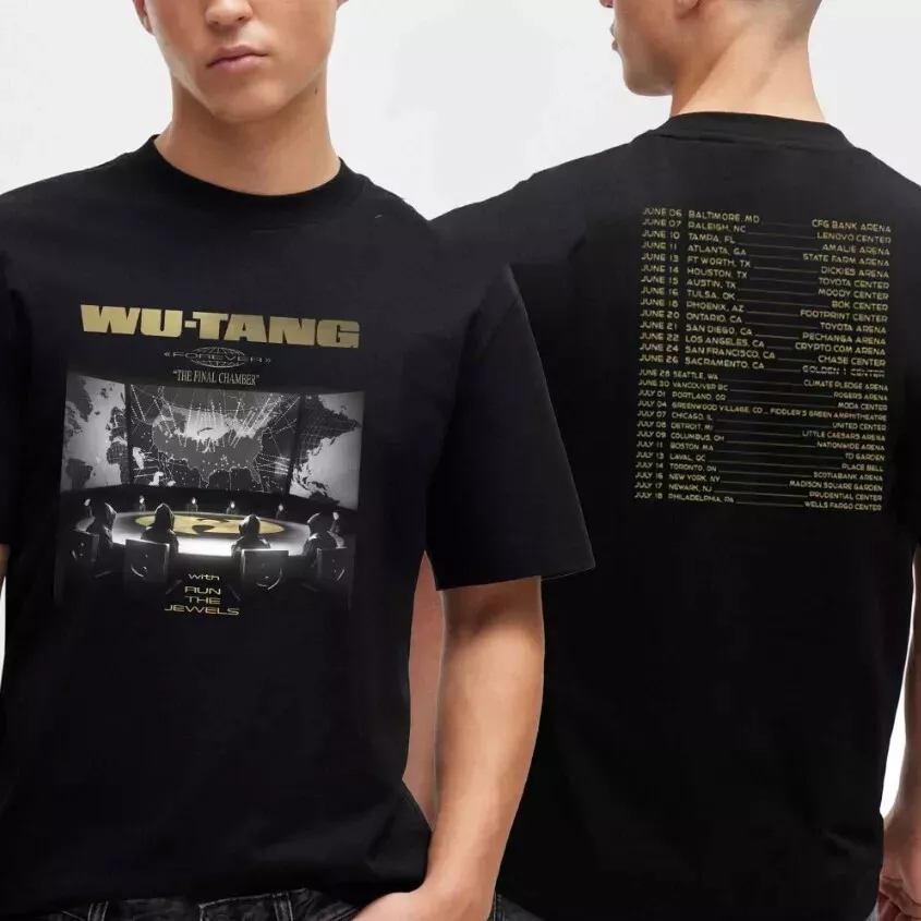 Wu_Tang Clan The Final Chamber Tour 2025 Two Sided Shirt, Classic 90S Rap Icon