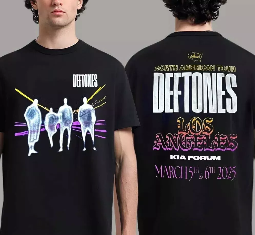 Deftones North America Tour 2025 In Los Angeles March 5Th And 6Th Shirt