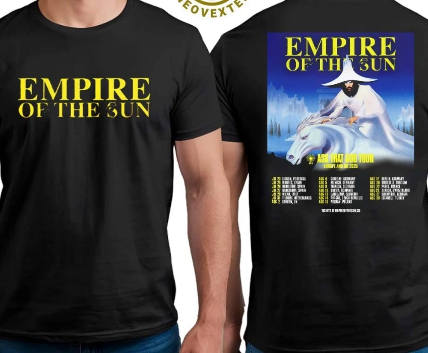 Shirt Empire Of The Sun Ask That God Tour Europe And Uk 2025