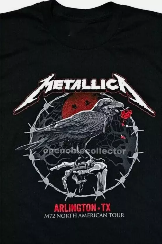 Metallica 2025 Tour Collection Shirt Rock Band Concert Tee For Fans