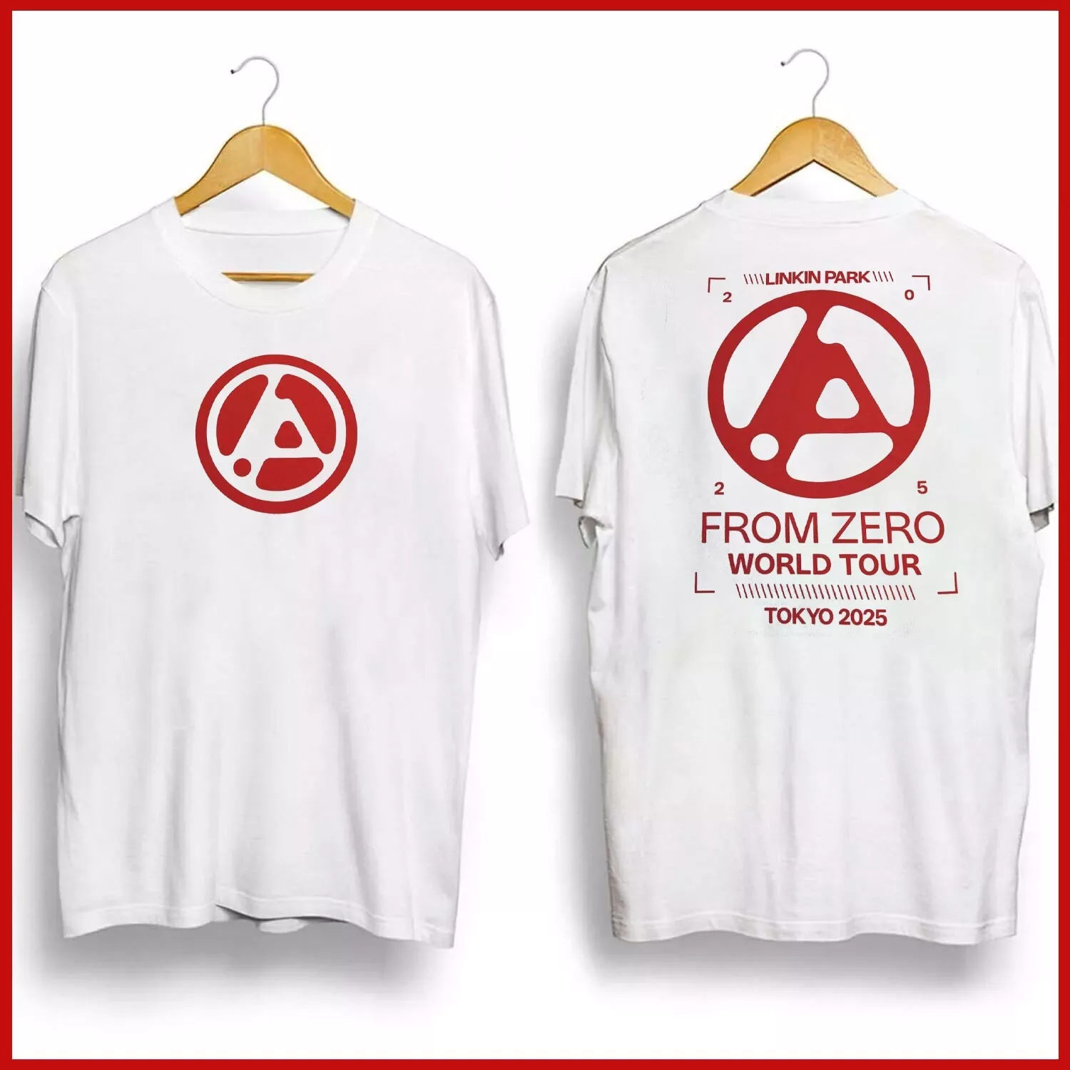 Japan Exclusive Linkin Park 2025 Tour Shirt, Concert Merchandise Reprinted