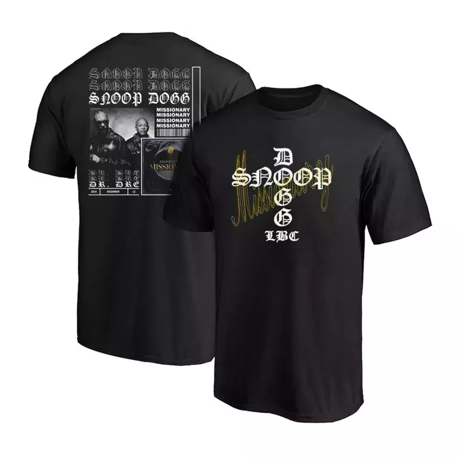 Fashion Snoop Dogg With Dr Dre Missionary 2025 Performer Shirt Size 
