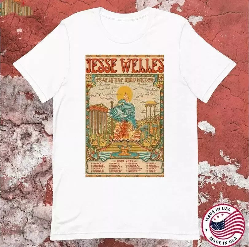 Jesse Welles Fear Is The Mind Killer Tour 2025 Shirt