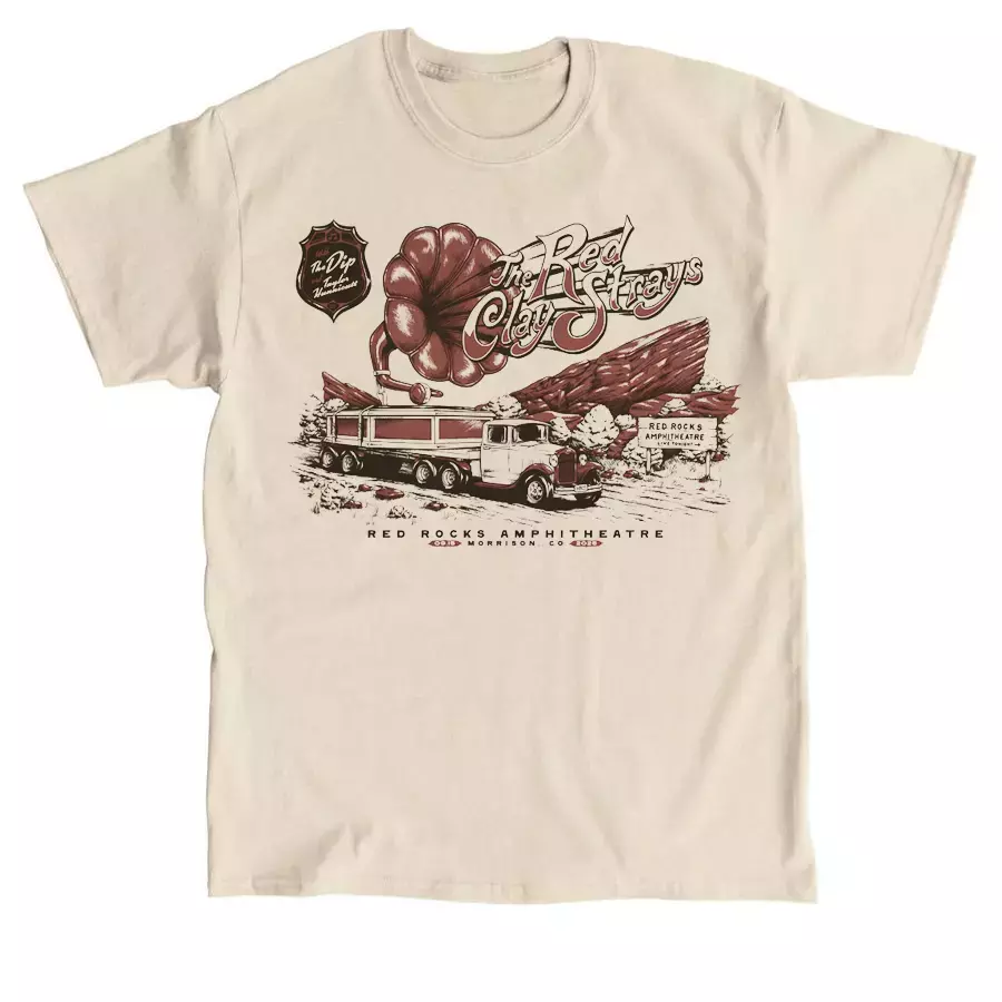 The Red Clay Strays Tour 2025 Gift For Fan S To 5Xl Sand Shirt