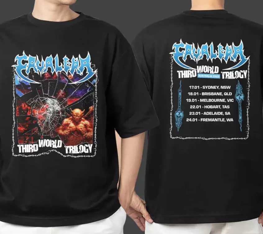 Cavalera Conspiracy Third World Trilogy Tour 2025 Shirt Dates Merchandise Unisex