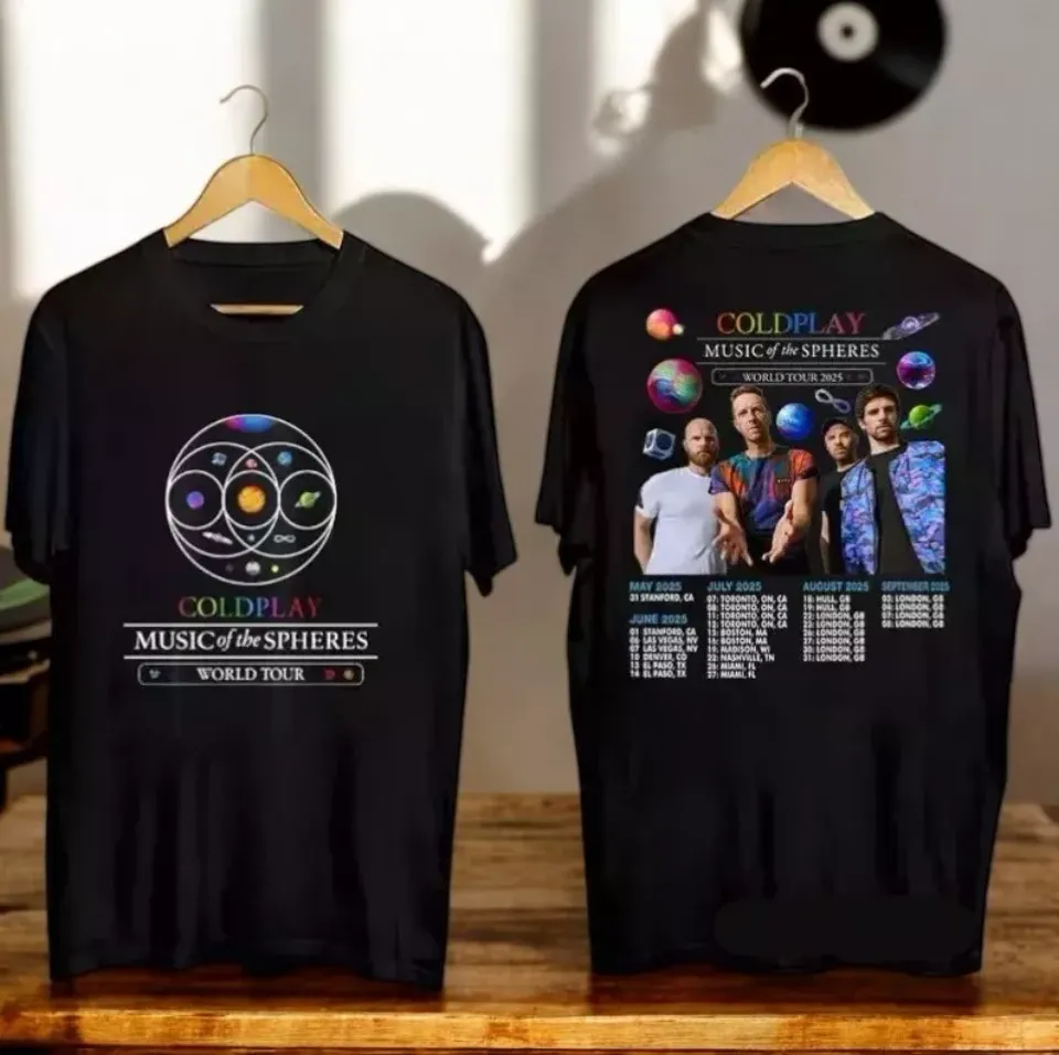 Coldplay Music Of The Spheres Tour 2025 Concershirt Gift For Friends