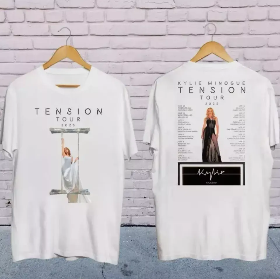 2025 Kylie Minogue Tension World Tour Shirt, Kylie Minogue 2025 Concert