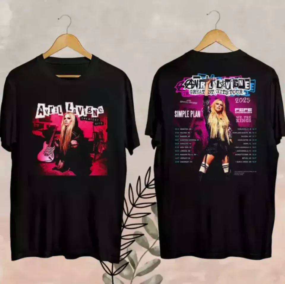 2025 Avril Lavigne Greatest Hits Tour Shirt, Avril Lavigne 2025 Concert