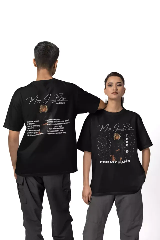Mary J Blige Graphic Shirt, Mary J Blige, For My Fans Tour 2025 Shirt