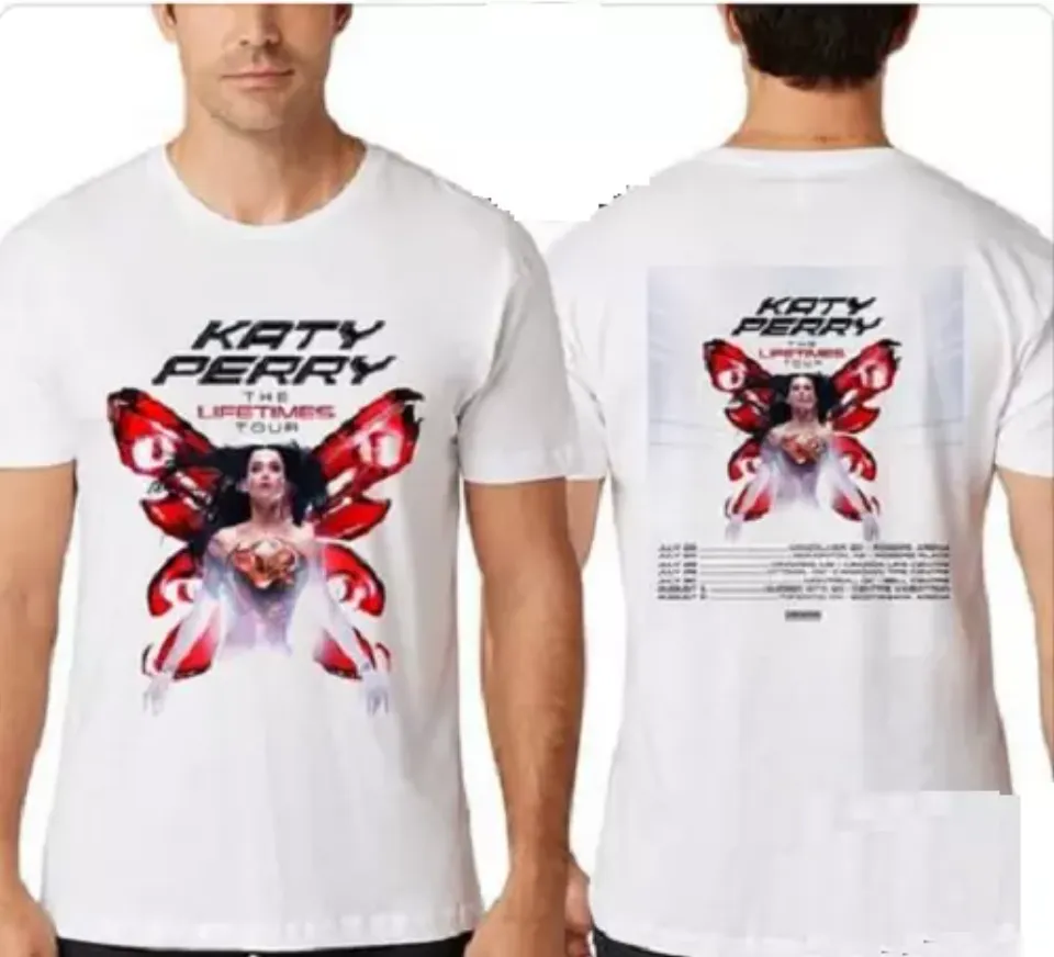 Katy Perry The Lifetimes Tour Dates 2025 In Canada Two Sides Unisex Shirt