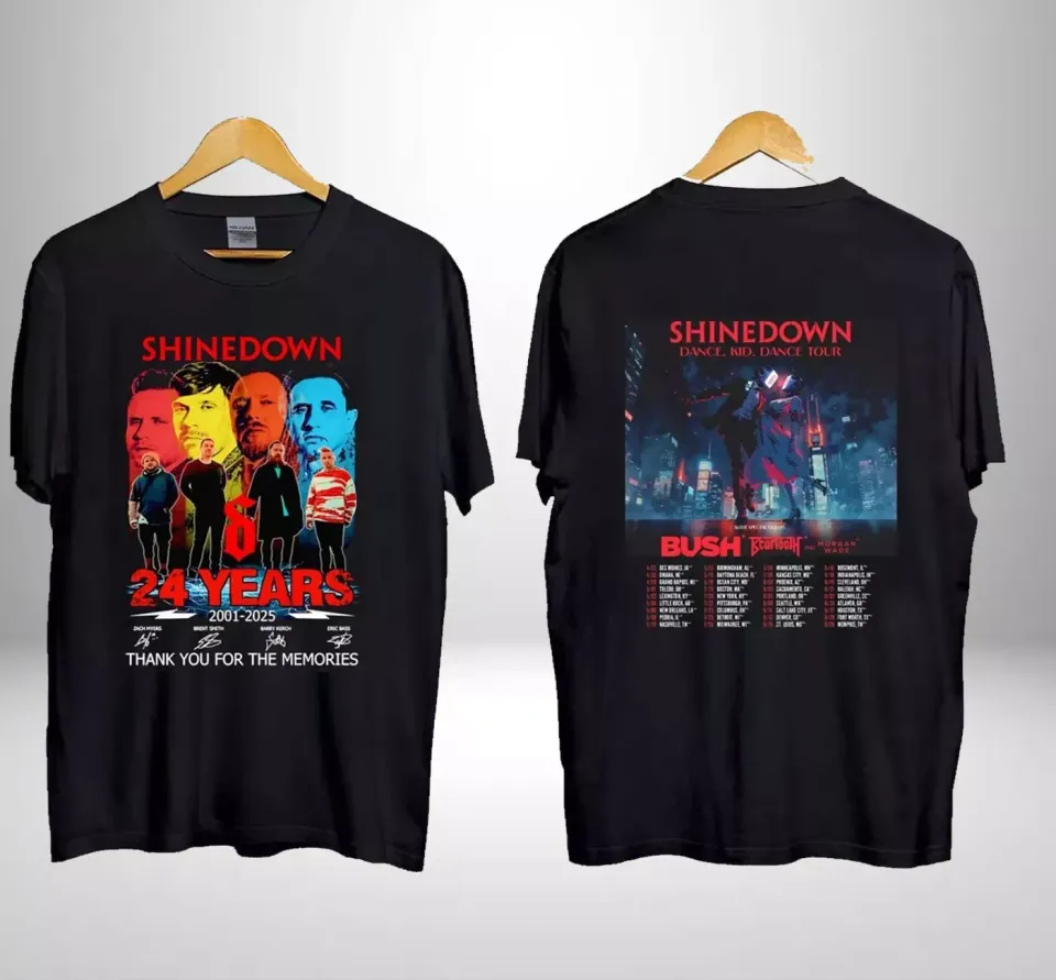 Shine Down 2025 Ance, Kid, Dance Tour S-3Xl Shirt, Gift For Fans T- Shirt