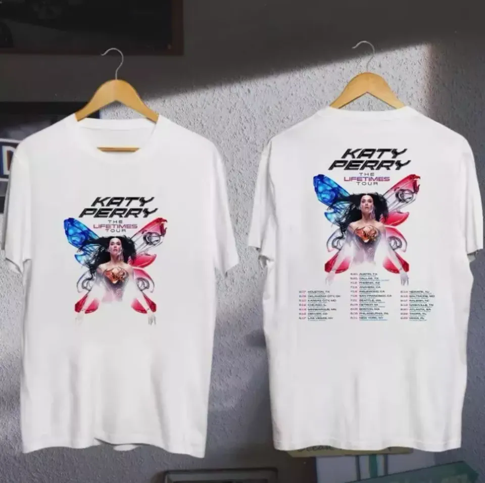 Katy Perry Graphic Shirt, Katy Perry The Lifetime Tour 2025 Shirt