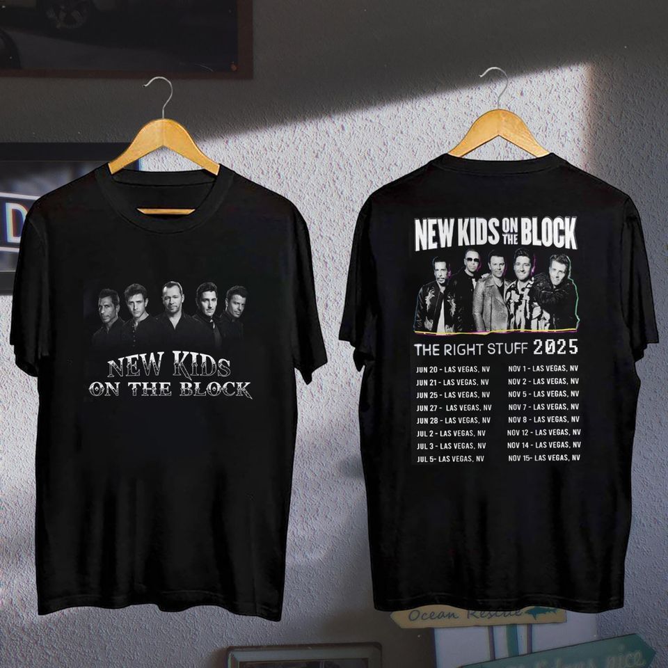 The Right Stuff Tour 2025 Nk On The Block Shirt, Nk On The Block Fan Shirt, Nk On The Block Shirt, Nkot Block 2025 Tour Merch