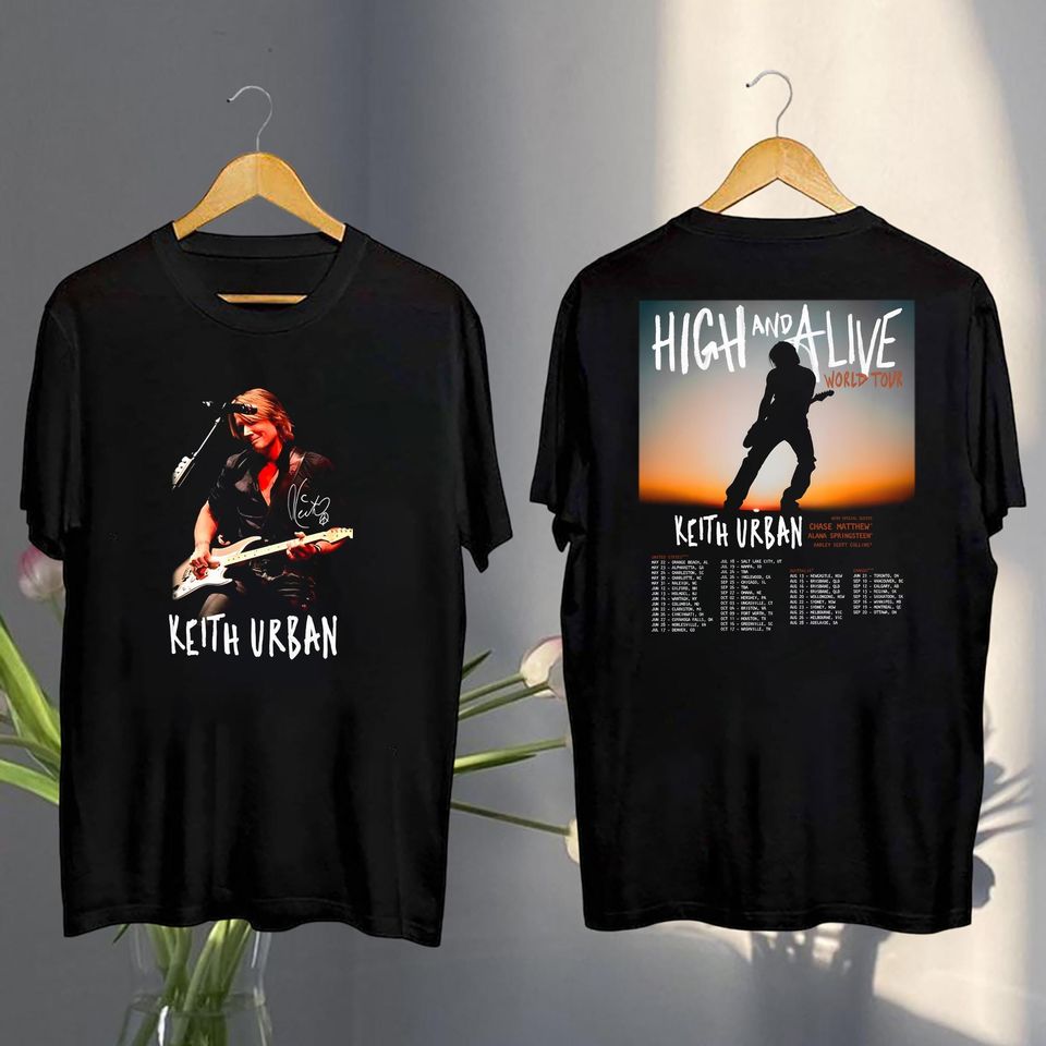 2025 Keith Urban High And Alive Tour Shirt, Keith Urban Country Music, Keith Urban Fan Shirt, Keith Urban Merch, Keith Urban Graphic Shirt