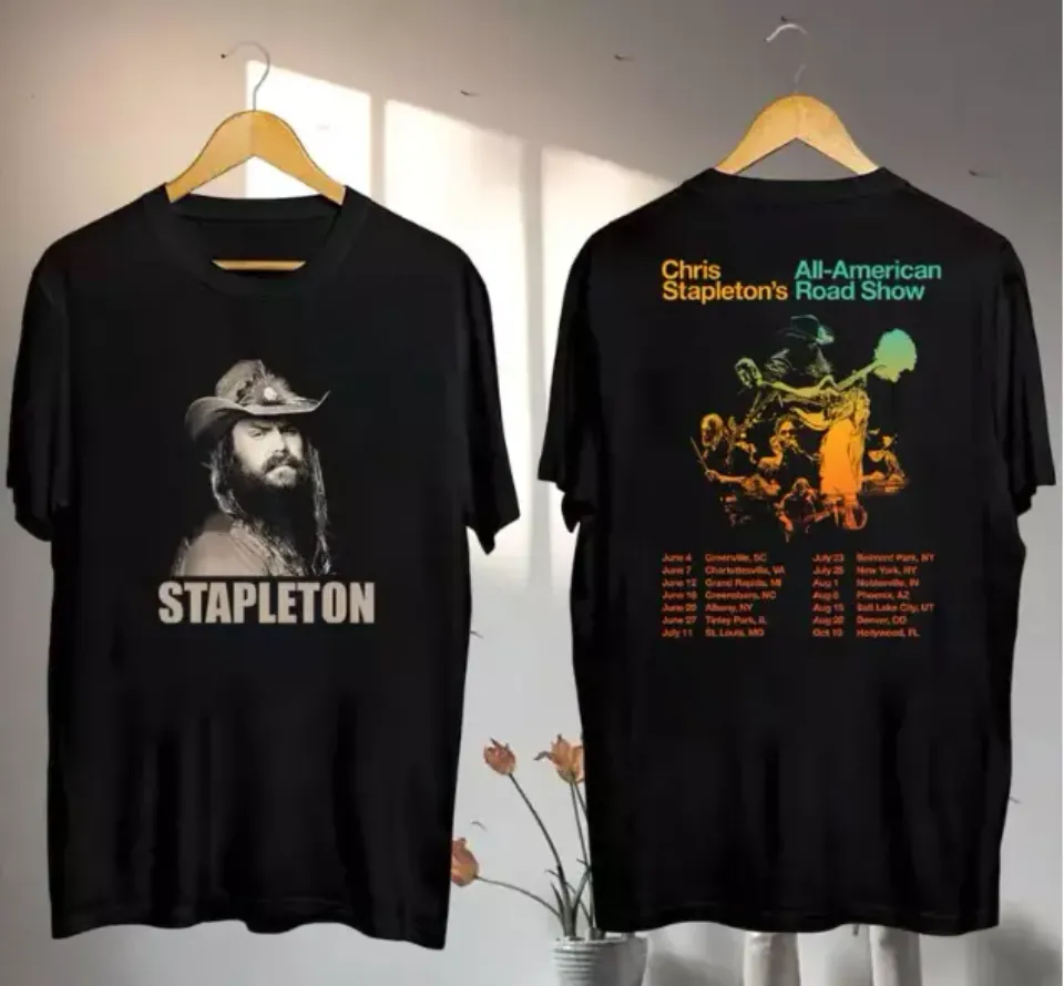2025 Chris Stapleton All-American Road Tour Shirt, Chris Stapleton Fan Gifts