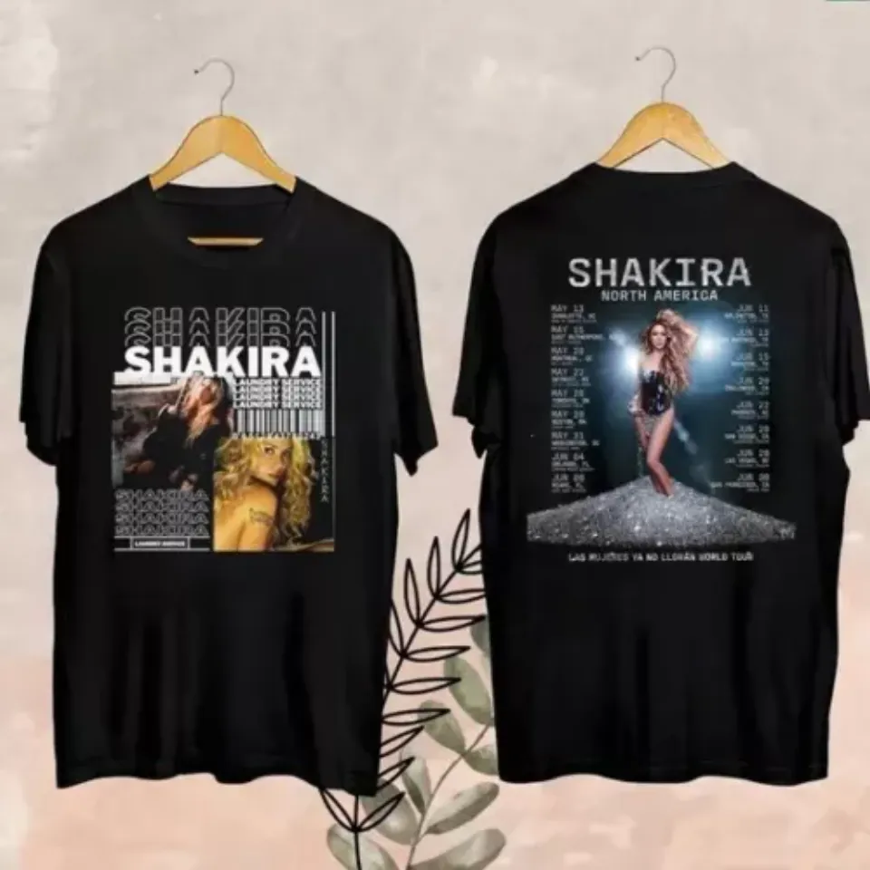 Shakira Las Mujeres Ya No Lloran Gift, 2025 Las Mujeres Ya No Lloran World Tour Shirt