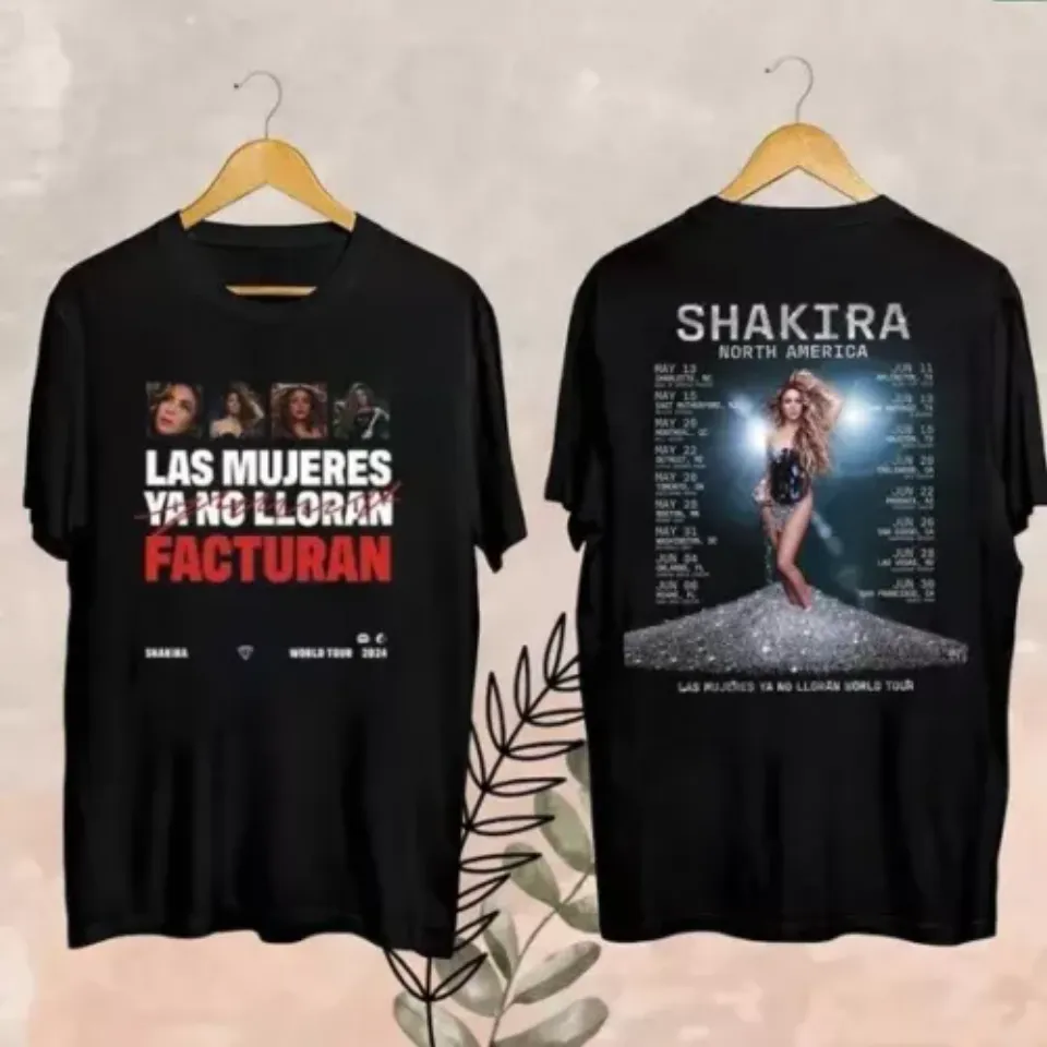 Shakira Las Mujeres Ya No Lloran World Tour 2025 Fan Shirt, Shakira 2025 Shirt