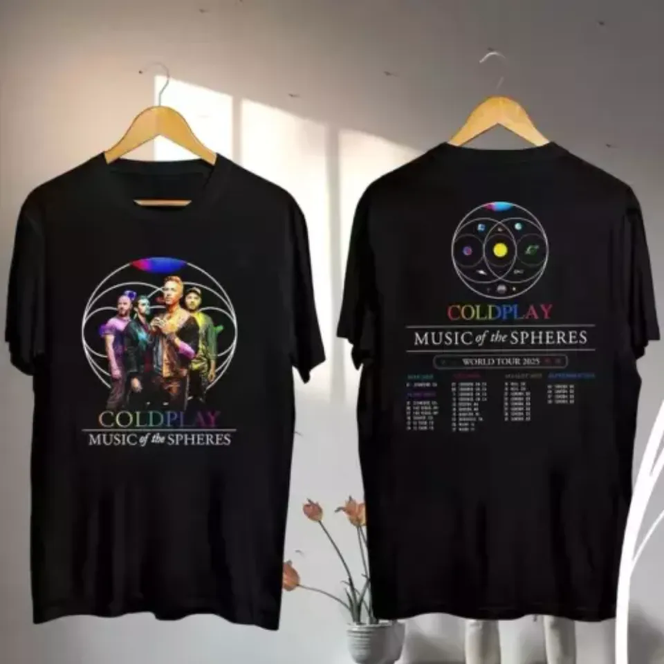 2025 Coldplay Music Of The Spheres Tour Shirt, Coldplay Band 2025 Concert