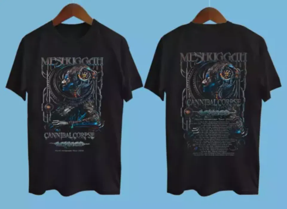 Meshuggah Announce 2025 North American Tour Gift For Fan Shirt