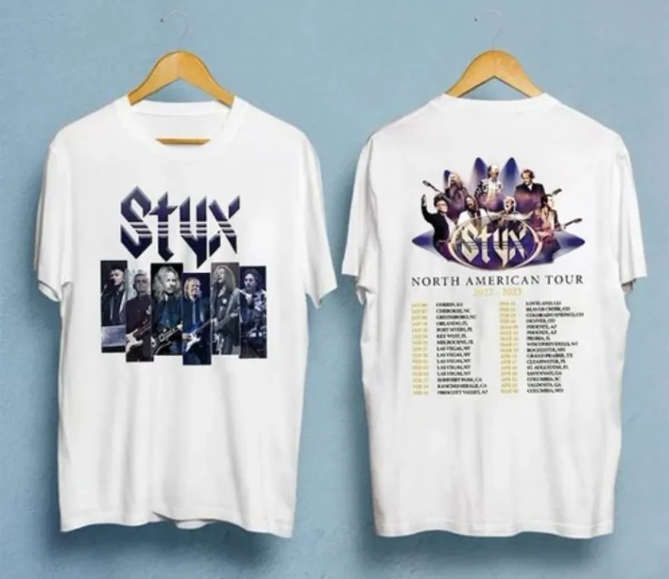 Styxs Shirt, Styxs Band World Tour Dates And Setlist Tour Concert 2024 2025