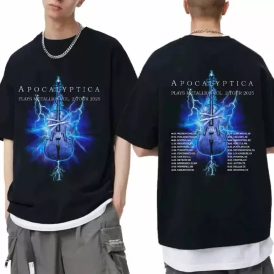 Shirt For Fan/Apocalyptica 2025 Tour-Double Side Shirt