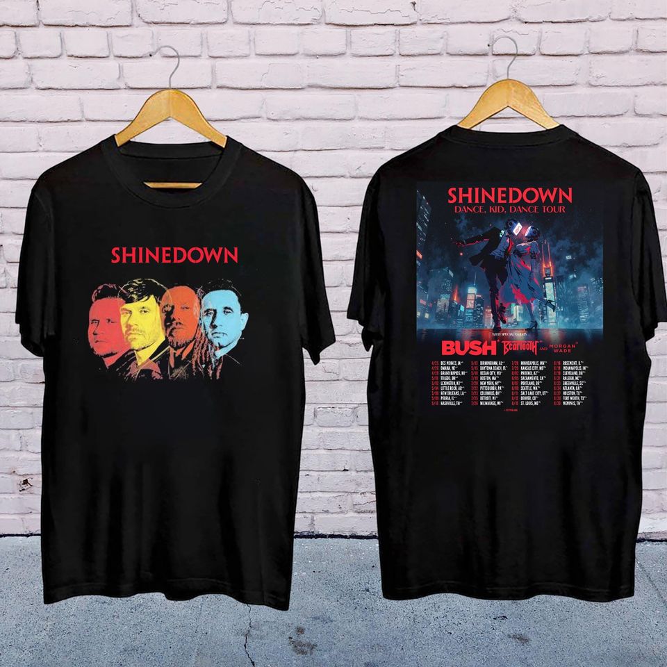 Graphic Shine Down Dance Kid Dance Tour 2025 Shirt, Shine Down Band Concert 2025 Tee