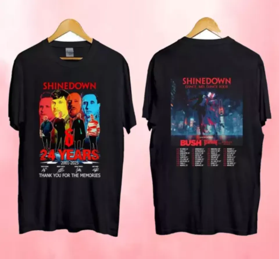 Shine Down 2025 Ance, Kid, Dance Tour S-3Xl T- Shirt