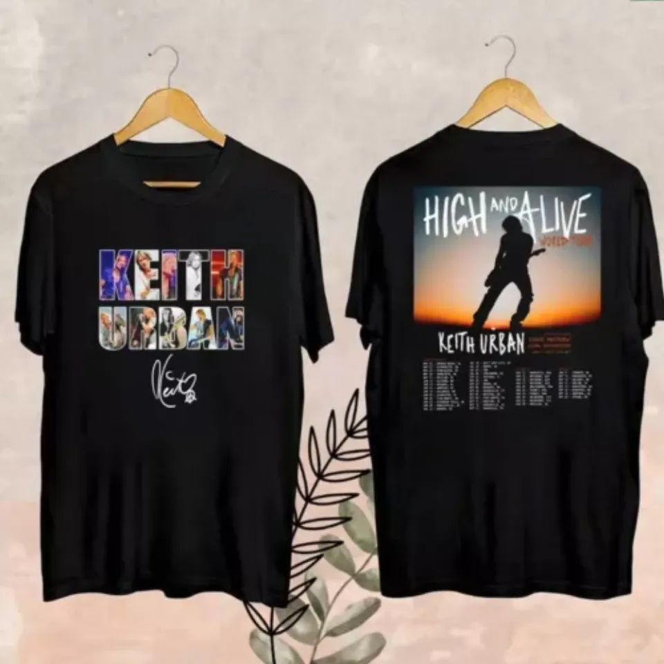 Keith Urban Tour 2025 Shirt, Keith Urban High And Alive Tour Shirt