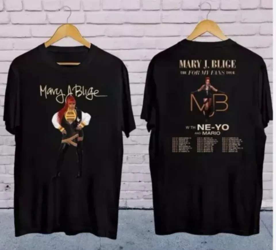 Mary J Blige Graphic Shirt, Mary J Blige The For My Fans Tour 2025 Shirt