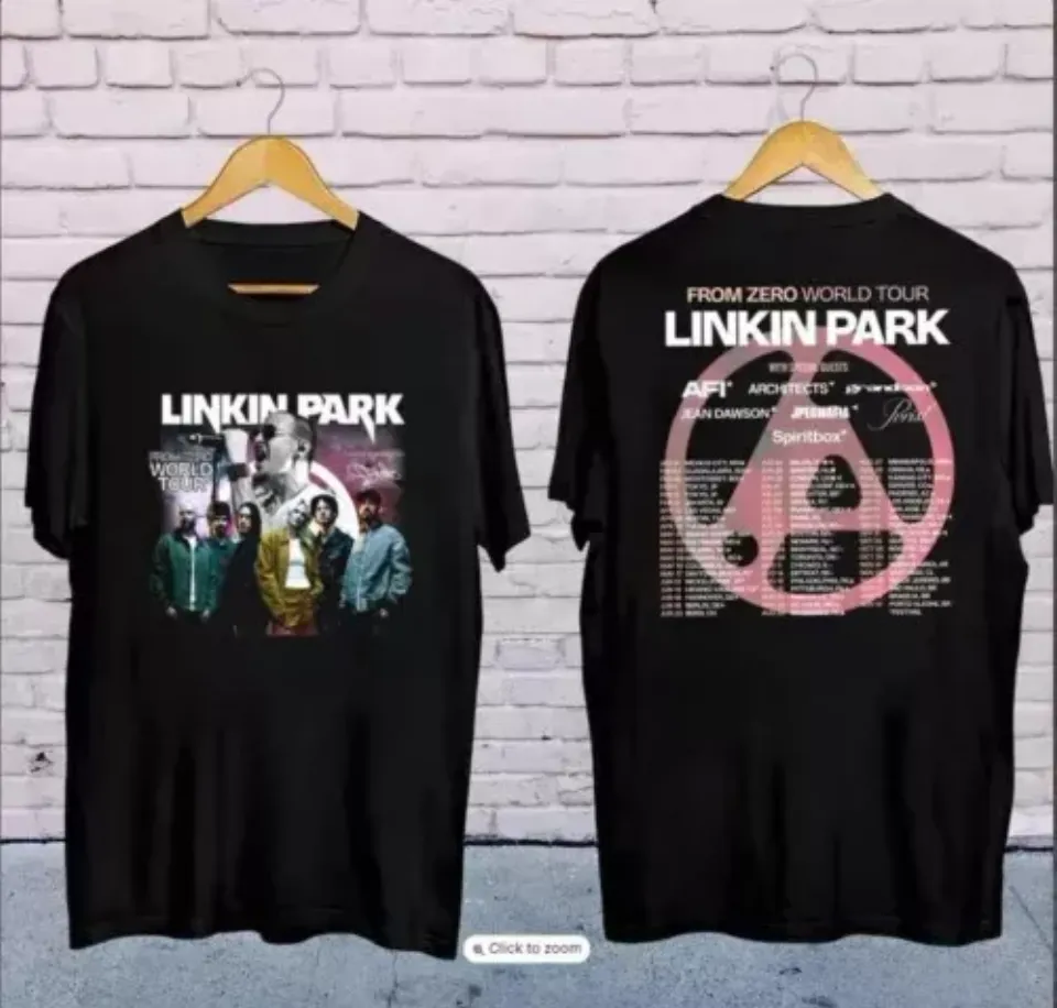 Linkin Park Band Logo Shirt, 2025 Linkin Park From Zero World Tour Shirt