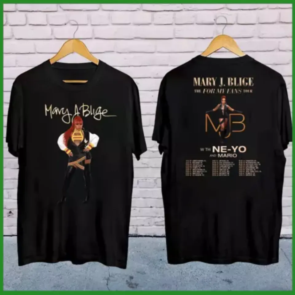 Mary J Blige The For My Fans Tour 2025 Shirt