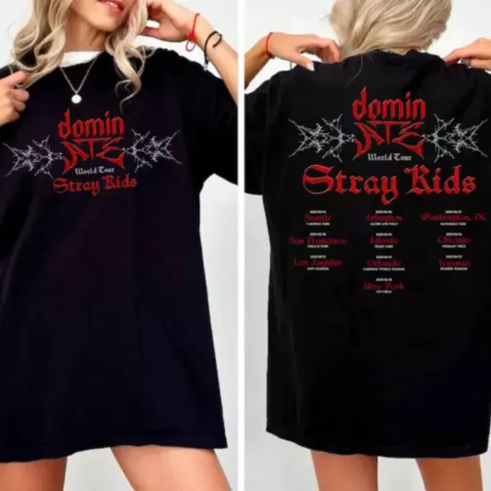 Stray Kids Dominate World Tour 2025 Shirt, Stray Kids Shirt, Stray Kids Ate Shirt
