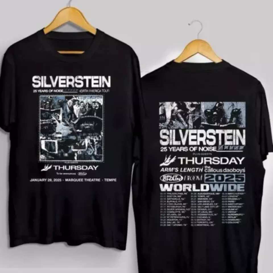 Silverstein Band World Tour 2025 Collection Gift For Fan Shirt