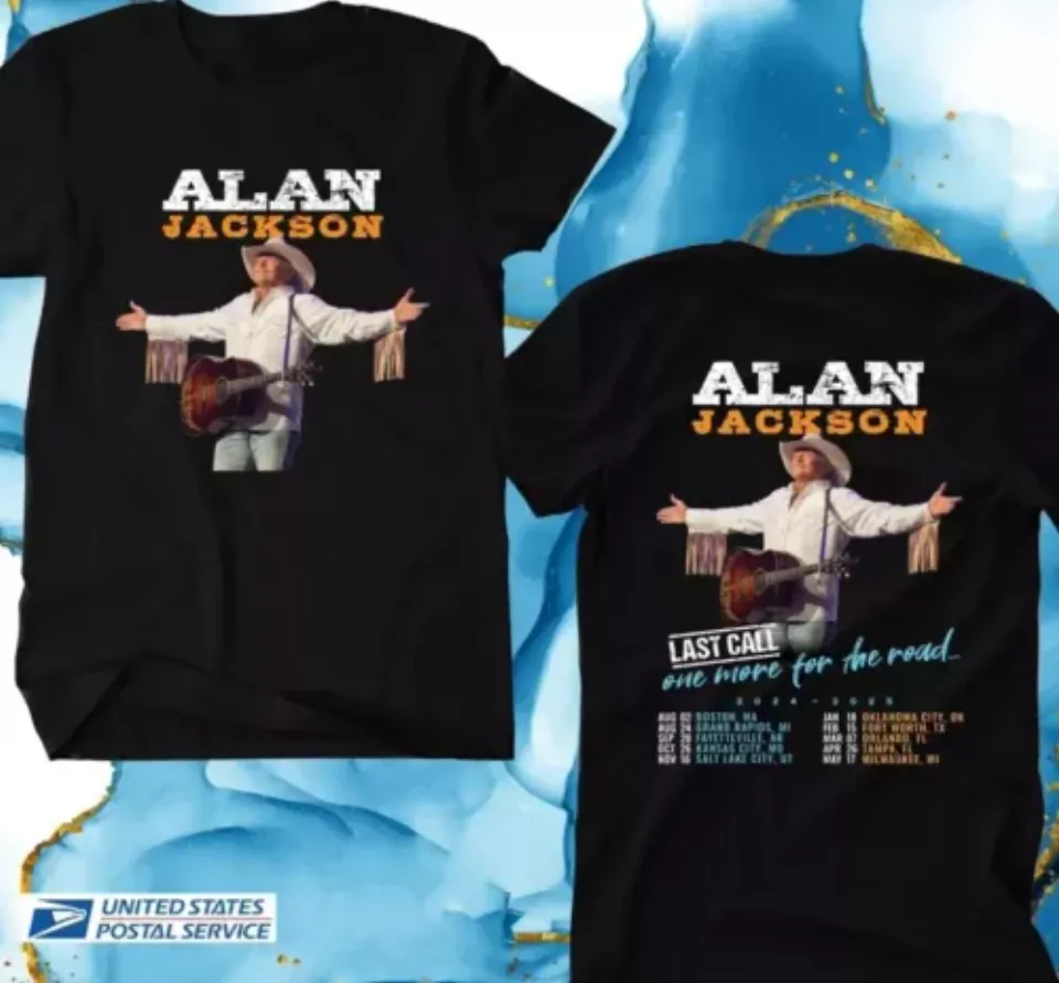 Alan Jackson Last Call One More Tour 2024-2025, Alan Jackson Tshirt