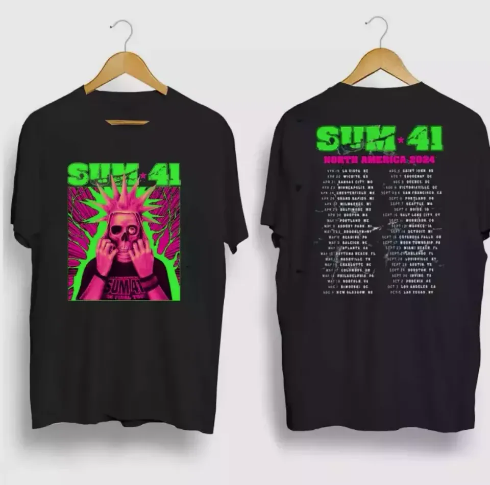 Sum 41 Tour Of The Setting Sum 2024-2025 Tour Shirt