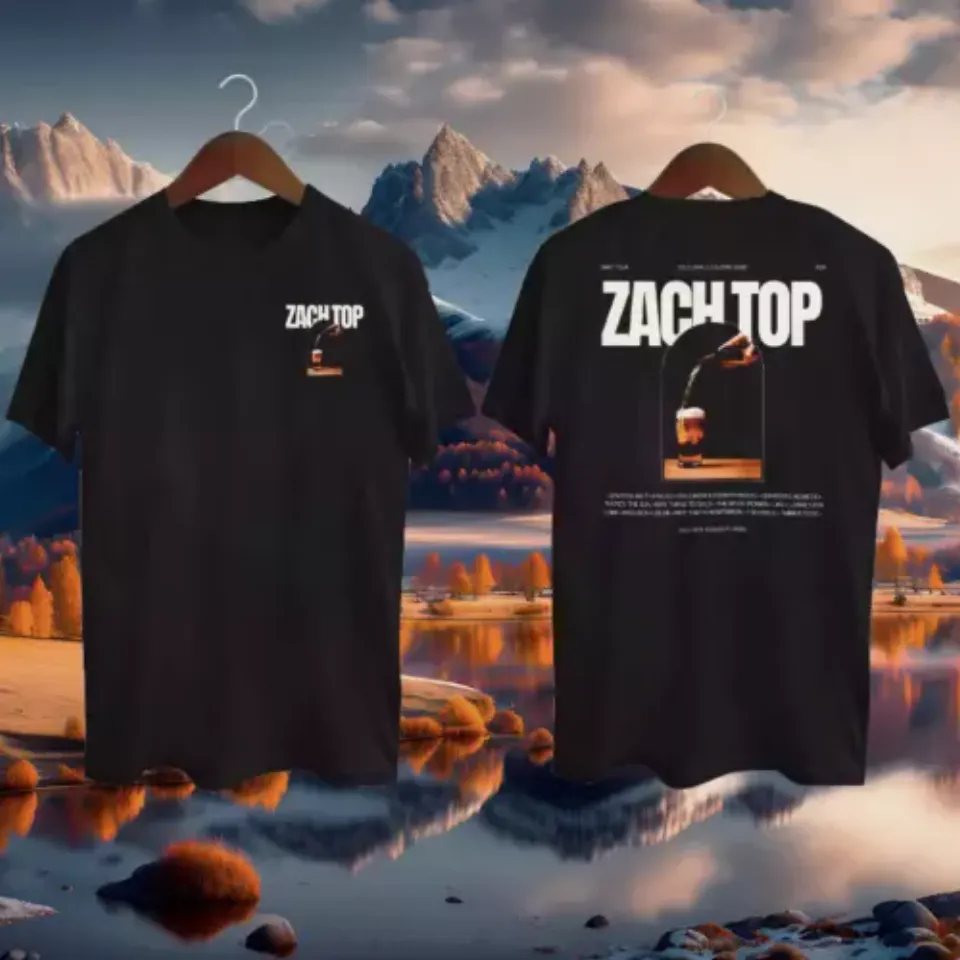 Zach Top Cold Beer Country Music Tour 2025 Shirt Gift For Fan