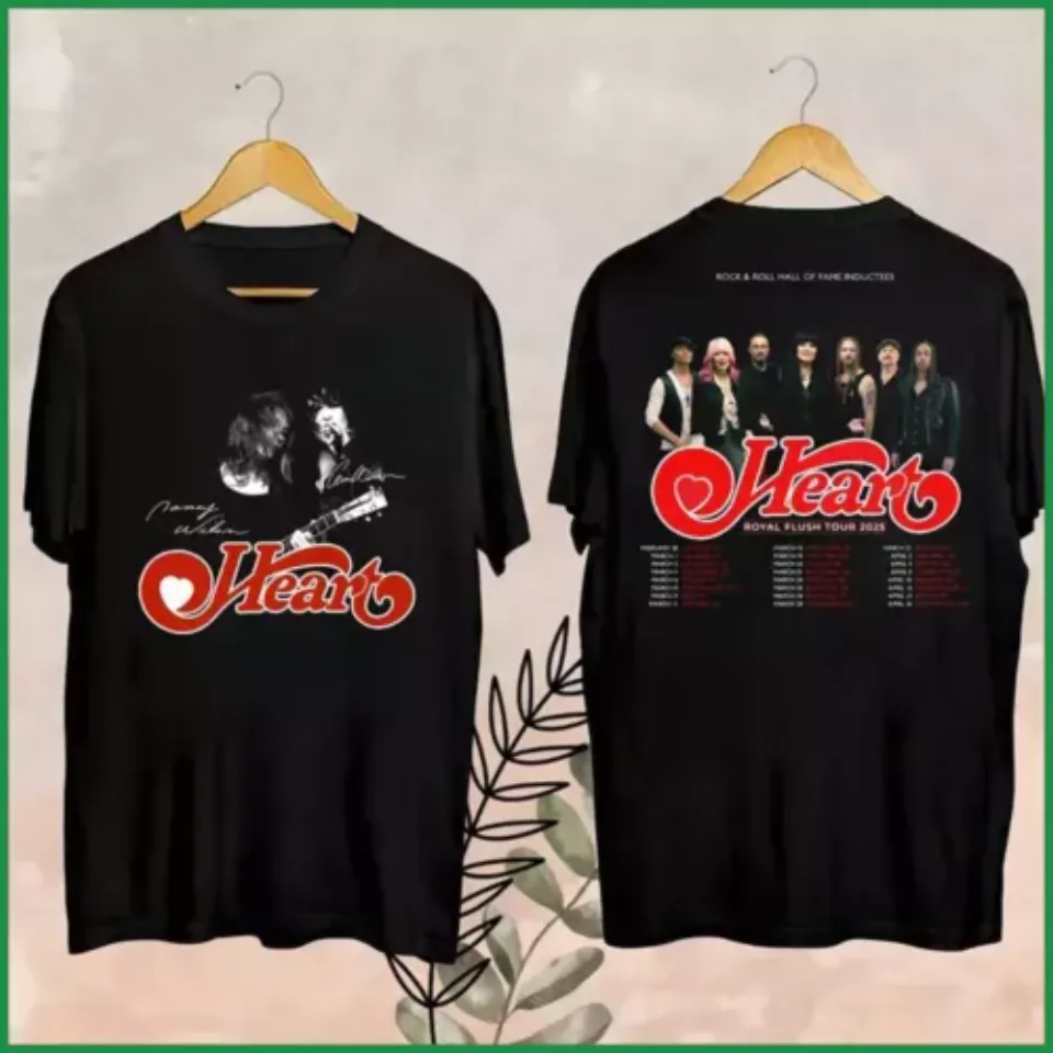 Rock Band Heart Tour 2025 Shirt, Heart Tour 2025 Shirt