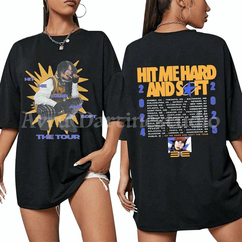 Billie Eilish Hip Hop Shirt Cozy Tour 2025 Fan Shirt
