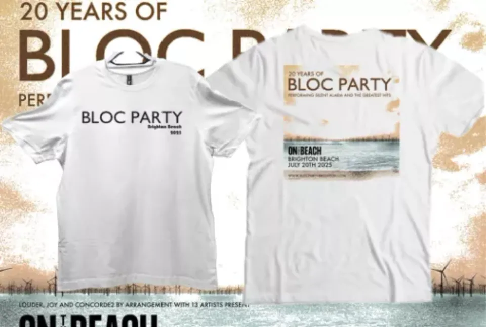 Bloc Party On The Beach 2025 Shirt