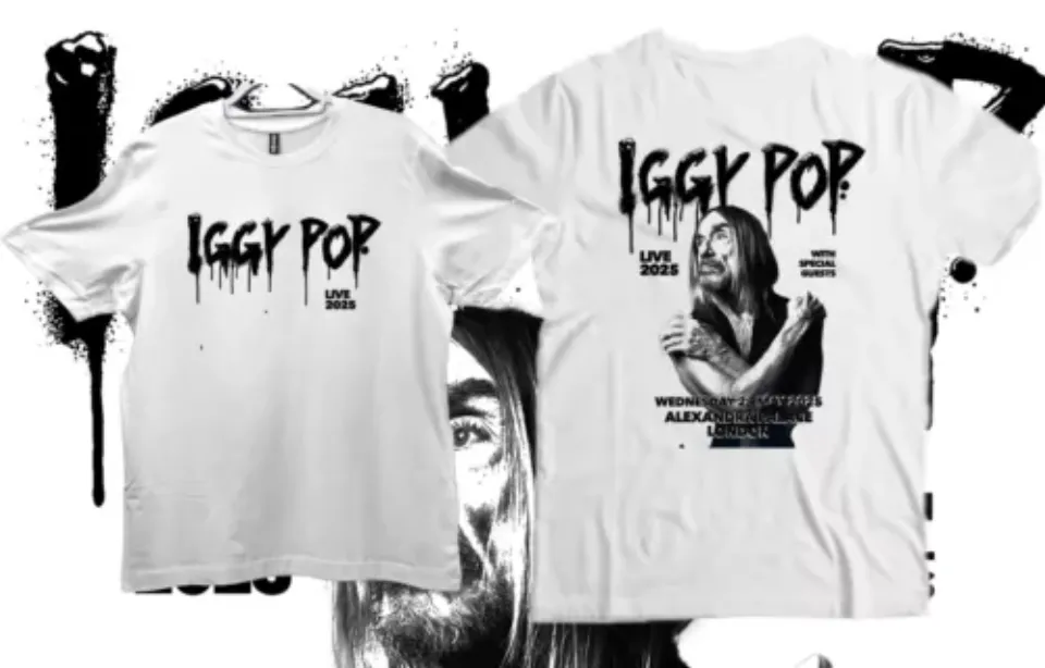 Shirt Iggy Pop Live, Iggy Pop Live 2025 Shirt