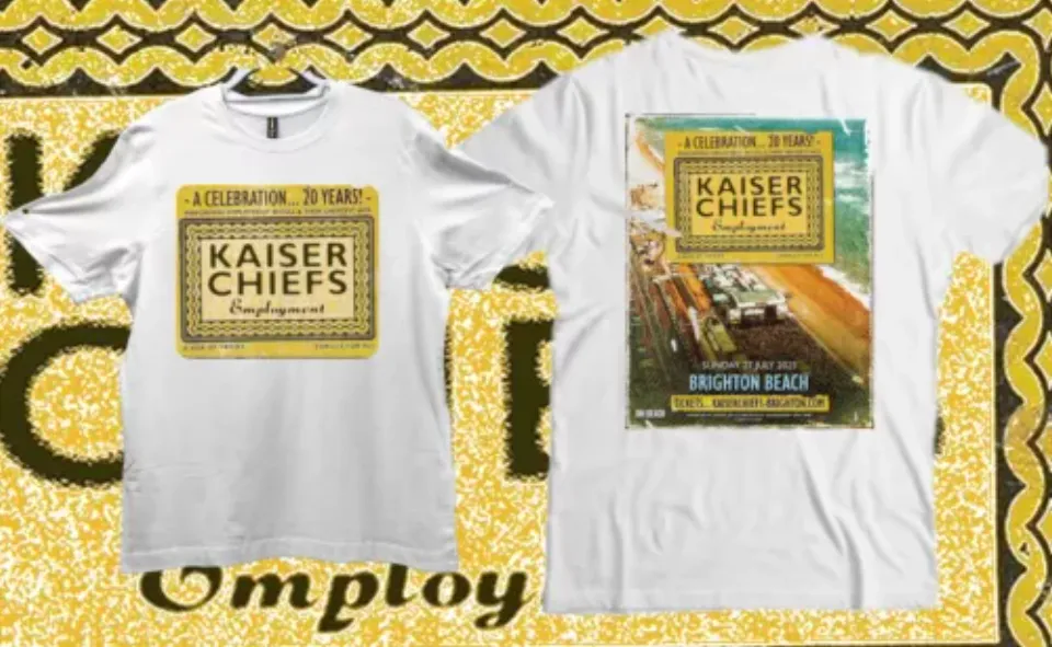 Kaiser Chiefs On Brighton Beach 2025 Shirt