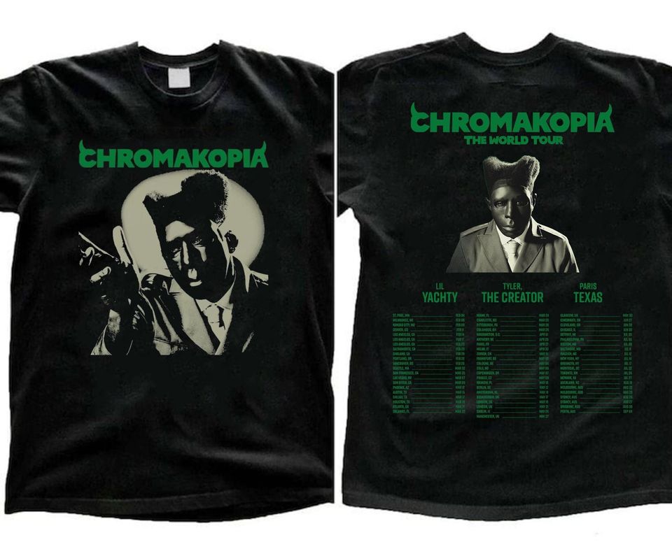 2025 Tyler The Creator Chromakopia Tour Shirt, Graphic Tyler The Creator Shirt, Tyler Creator Fan Gift, Tyler The Creator Merch, Rap Music