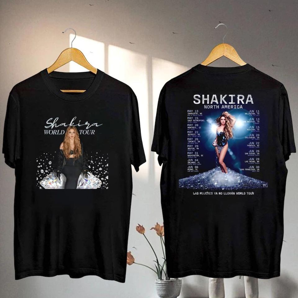 Las Mujeres Ya No Lloran Shakira 2025 Tour Shirt, Shakira Fan Shirt, Shakira 2025 Concershirt, Shakira Tour Merch, Shakira Graphic Shirt