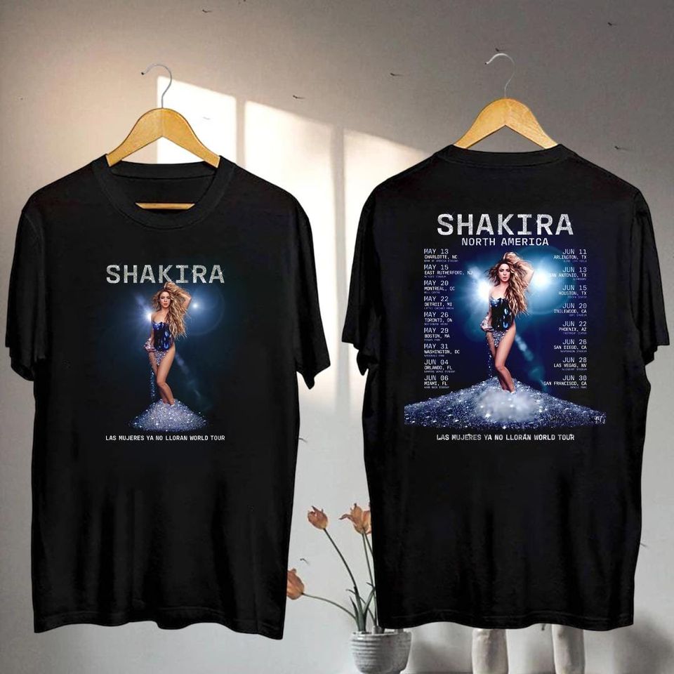 Shakira Las Mujeres Ya No Lloran 2025 World Tour Shirt, Shakira Fan Shirt, Shakira 2025 Concershirt, Shakira Tour Merch, Shakira Shirt