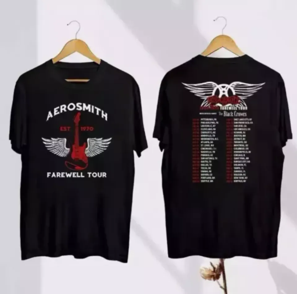 Aerosmith Tour 2024-2025 Shirt, Aerosmith Peace Out Farewell Tour Shirt