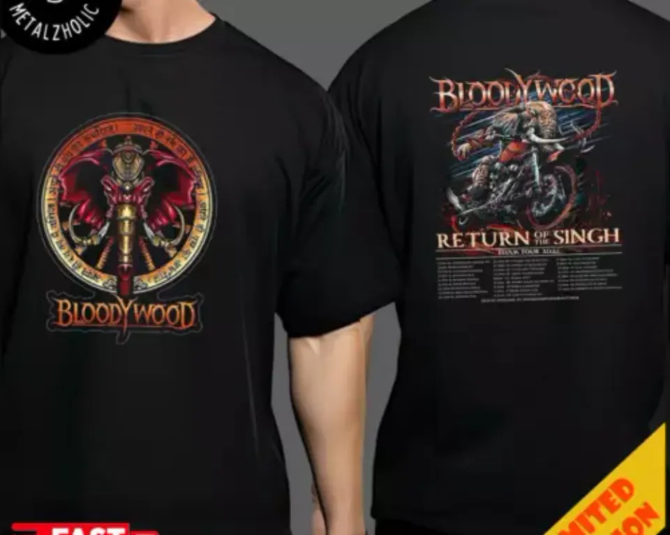 Bloodywood Return Of The Singh Tour 2025 Shirt
